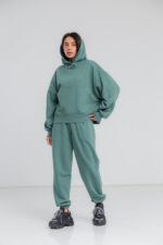 Костюм 24.2409 н Трикотаж петля, колір Оливка, 40(XS), 42(S), 44(М) - Зображення 2