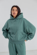 Костюм 24.2409 н Трикотаж петля, колір Оливка, 40(XS), 42(S), 44(М) - Зображення 4