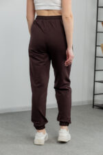Штани 21.908 н Трикотаж двухнитка, колір Темний шоколад, 40(XS), 42(S), 44(М), 46(L) - Зображення 3