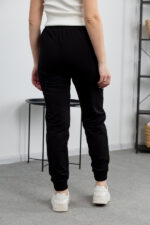 Spodnie 25.493 dzianina dresowa dwunitkowa, kolor Czarny, 42(S), 44(M), 46(L), 48(XL) - Image 3
