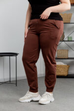 Hosen 25.493 Zweifaden-Strickstoff, Farbe Helle Schokolade, 48(XL), 50(XXL), 52(3XL) - Image 2