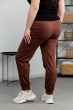 Hosen 25.493 Zweifaden-Strickstoff, Farbe Helle Schokolade, 48(XL), 50(XXL), 52(3XL) - Image 3