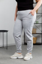 Hosen 25.493 Zweifaden-Strickstoff, Farbe Melange, 50(XXL), 52(3XL), 54(4XL) - Image 2