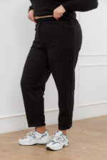 Штани 22.1530.б Трикотаж двухнитка, колір Чорний, 48(XL), 50(ХХL), 52(3XL) - Зображення 2