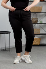 Штани 22.1530.б Трикотаж двухнитка, колір Чорний, 50(ХХL), 52(3XL), 54(4XL)