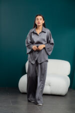 Костюм 24.2381 н Шовк Армані, колір Графіт, 42(S)-44(M), 46(L)-48(XL)