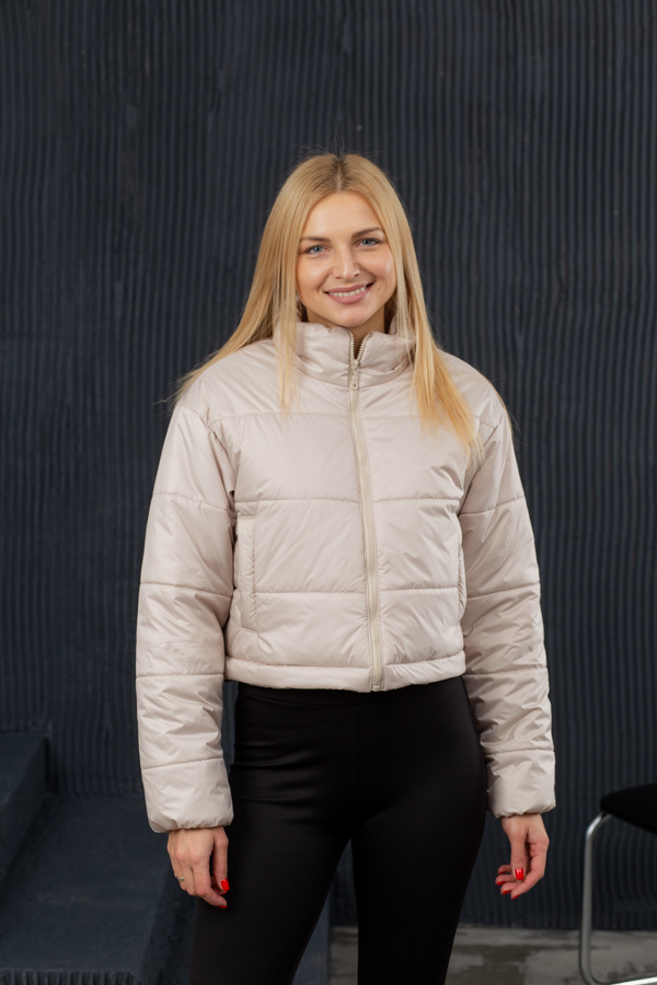 img_3998.jpg Куртка 24.2550 н Плащівка Лаке, колір Беж, 40(XS), 42(S), 44(М) - Зображення 1