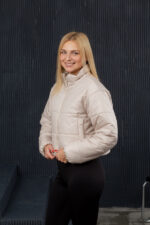 Куртка 24.2550 н Плащівка Лаке, колір Беж, 40(XS), 42(S), 44(М) - Зображення 2