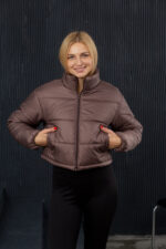 Куртка 24.2550 н Плащівка Лаке, колір Шоколад , 40(XS), 42(S), 44(М)