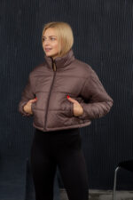 Куртка 24.2550 н Плащівка Лаке, колір Шоколад , 40(XS), 42(S), 44(М) - Зображення 2