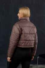 Куртка 24.2550 н Плащівка Лаке, колір Шоколад , 40(XS), 42(S), 44(М) - Зображення 3