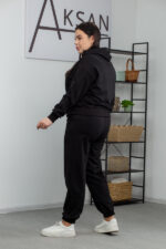 Костюм 24.2410 б Трикотаж двухнитка, колір Чорний, 46(L), 48(XL), 50(ХХL) - Зображення 3