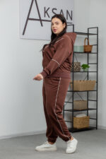 Костюм 25.2628 б Трикотаж двухнитка, колір Світло шоколадний, 48(XL), 50(ХХL), 52(3XL) - Зображення 2