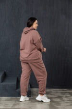 Костюм 23.2208 с.б Трикотаж петля, колір Кавовий, 54(4XL), 56(5XL), 58(6XL) - Зображення 3
