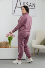 Костюм 25.2611 б Замш тонкий, колір Бузковий, 48(XL), 50(ХХL), 52(3XL) - Зображення 3