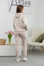 Костюм 22.1417 н Замш тонкий, колір Кремовий, 42(S), 44(М), 46(L), 48(XL) - Зображення 3