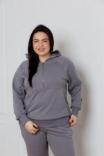 Костюм 24.2541 б Трикотаж петля, колір Сіро графітовий, 48(XL), 50(ХХL), 52(3XL) - Зображення 4