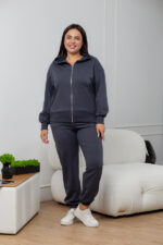Костюм 24.2410 б Трикотаж двухнитка, колір Фуме, 46(L), 48(XL), 50(ХХL)