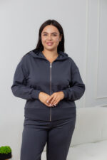 Костюм 24.2410 б Трикотаж двухнитка, колір Фуме, 46(L), 48(XL), 50(ХХL) - Зображення 4