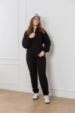 Костюм 25.2566 н Трикотаж петля, колір Чорний, 40(XS), 42(S), 44(М)