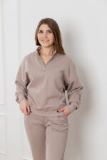 Костюм 25.2566 н Трикотаж петля, колір Світле латте, 40(XS), 42(S), 44(М) - Зображення 4