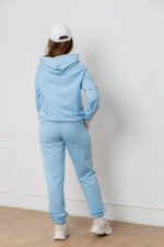 Костюм 25.2564 н Трикотаж петля, колір Небесний, 40(XS), 42(S), 44(М) - Зображення 3