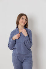 Костюм 25.2565 н Замш тонкий, колір Джинсовий, 42(S), 44(М), 46(L), 48(XL) - Зображення 4