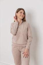 Костюм 25.2565 н Замш тонкий, колір Латте, 42(S), 44(М), 46(L), 48(XL) - Зображення 4