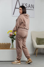 Костюм 24.2410 б Трикотаж двухнитка, колір Капучіно, 46(L), 48(XL), 50(ХХL) - Зображення 3