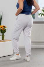 Pantaloni 25.2730 tricot dublu, culoare Melanj, 48(XL), 50(XXL), 52(3XL) - Image 3