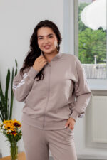 Костюм 25.2636 б Трикотаж двухнитка, колір Світле латте, 46(L), 48(XL), 50(ХХL) - Зображення 4