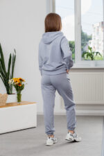 Set 25.2729 Zweifaden-Strickstoff, Farbe Silber-Himmelblau, 42(S), 44(M), 46(L) - Image 3