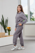 Set 25.2729 two-thread knit fabric, color Gray graphite, 42(S), 44(M), 46(L) - Image 2