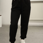 Hosen 25.2730 Zweifaden-Strickstoff, Farbe Schwarz, 42(S), 44(M), 46(L)