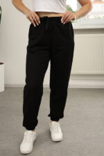 Pants 25.2730 two-thread knit fabric, color Black, 42(S), 44(M), 46(L)
