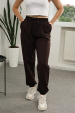 Hosen 25.2730 Zweifaden-Strickstoff, Farbe Schokolade , 42(S), 44(M), 46(L)