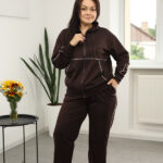 Set 25.2729 tricot dublu, culoare Ciocolata inchisa, 48(XL), 50(XXL)