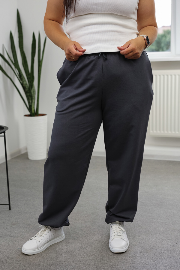 kris0557.jpg Pants 25.2730 two-thread knit fabric, color Graphite, 48(XL), 50(XXL), 52(3XL) - Image 1