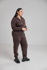Костюм 25.2567 б Трикотаж петля, колір Темний шоколад, 46(L), 48(XL), 50(ХХL) - Зображення 2