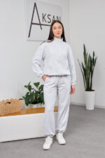 Set 26.2832 Loopback-Strickstoff, Farbe Melange, 40(XS), 42(S), 44(M) - Image 2