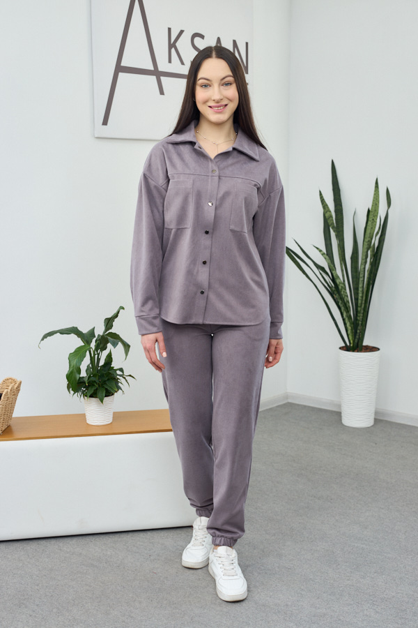 sera5444-2.jpg Komplet 26.2200 cienki zamsz, kolor Węglowy, 42(S), 44(M), 46(L) - Image 1