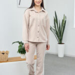 Set 26.2200 dünnes Wildleder, Farbe Creme, 42(S), 44(M), 46(L)