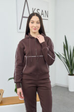 Комплект 26.2727 костюмна лакоста, цвят Тъмен шоколад, 42(S), 44(M), 46(L) - Image 4