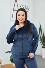 Set 26.1860 velur subțire, culoare Albastru închis, 50(XXL), 52(3XL), 54(4XL) - Image 4