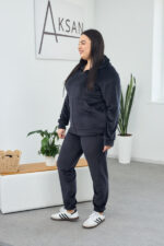 Set 26.1860 thin velour, color Graphite, 50(XXL), 52(3XL), 54(4XL) - Image 2