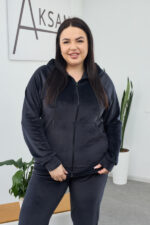 Set 26.1860 thin velour, color Graphite, 50(XXL), 52(3XL), 54(4XL) - Image 4