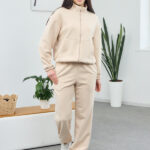 Set 26.2832 Loopback-Strickstoff, Farbe Creme, 40(XS), 42(S), 44(M)