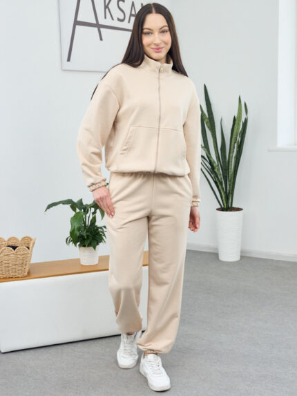 Костюм 26.2832 н Трикотаж петля, колір Кремовий, 40(XS), 42(S), 44(М)