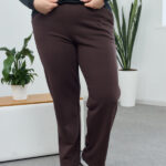 Штани 26.2854 б Трикотаж петля, колір Темний шоколад, 46(L), 48(XL), 50(ХХL), 52(3XL)