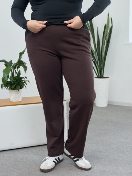 Штани 26.2854 б Трикотаж петля, колір Темний шоколад, 46(L), 48(XL), 50(ХХL), 52(3XL)